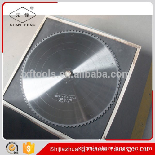 China supplier tct disk saw blade for aluminum cutting 600mm 140t